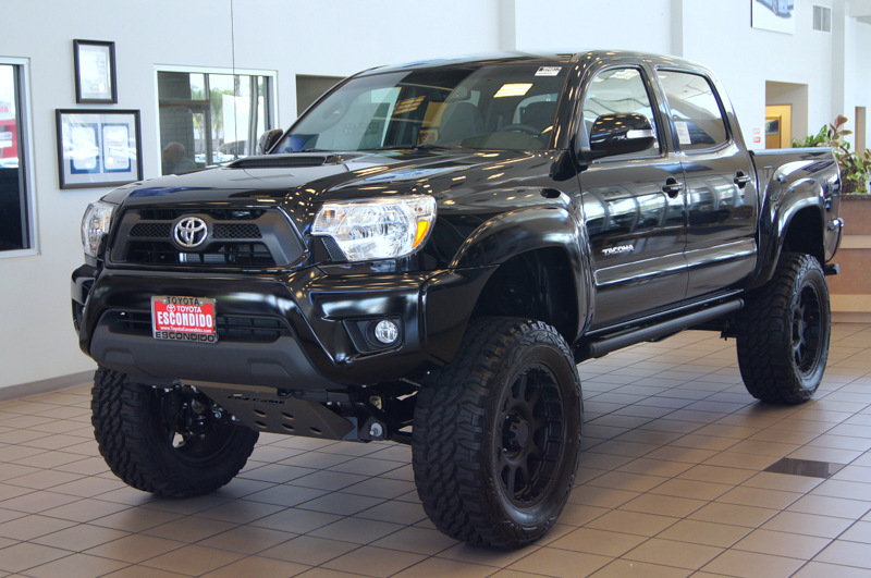 black toyota tacoma lifted for sale #6